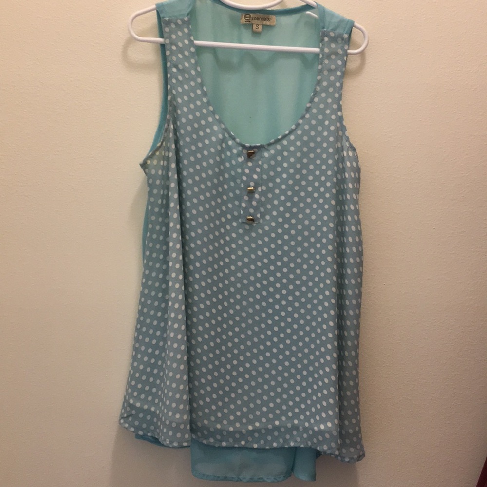 Poka dot top